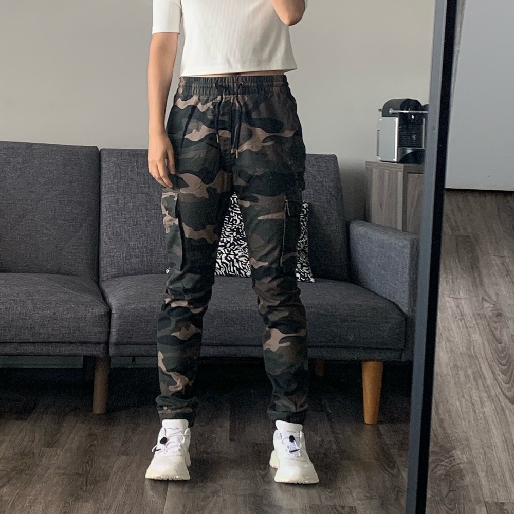HM camo Cotton twill joggers size Man EU30